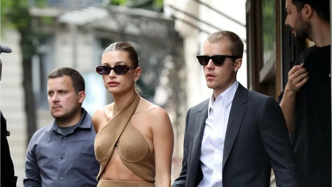 Justin et Hailey Bieber ont étét reçus à l'ELysée par Emmanuel Macron